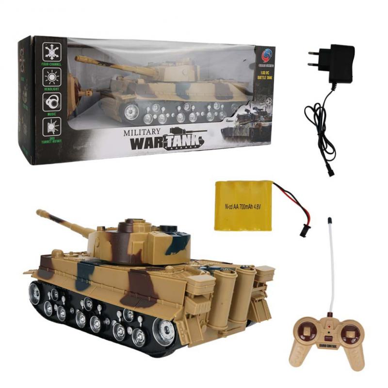 남아용 플라스틱 자동차 장난감, 수동 회전, 원격 25-30 미터 탱크 모델, 후방 어린이 시뮬레이션, 4 방향 장갑 차량